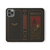 "Dracula" Red Castle Folio Phone Case width=100 