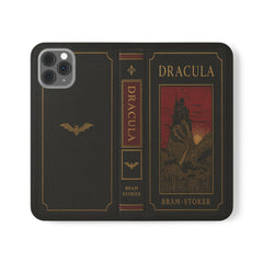 "Dracula" Red Castle Folio Phone Case