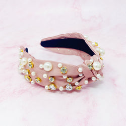 My Winslet Jeweled Satin Headband-7 width=100 