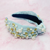 My Winslet Jeweled Satin Headband-9 width=100 