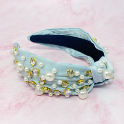My Winslet Jeweled Satin Headband-9 width=100 