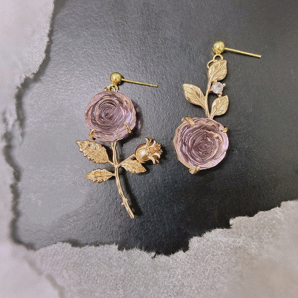 Crescent Petal Ear Clips