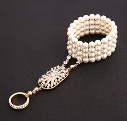 Beige Blossom Bracelet width=100 