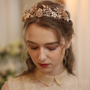 Golden Blossom Crown