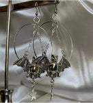 "Bonnie" Big Bat Earrings