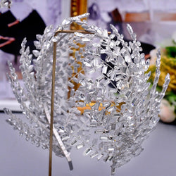 Silver Cascade Headband width=100 