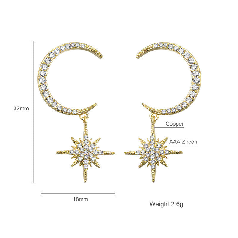 Starlit Copper Earrings