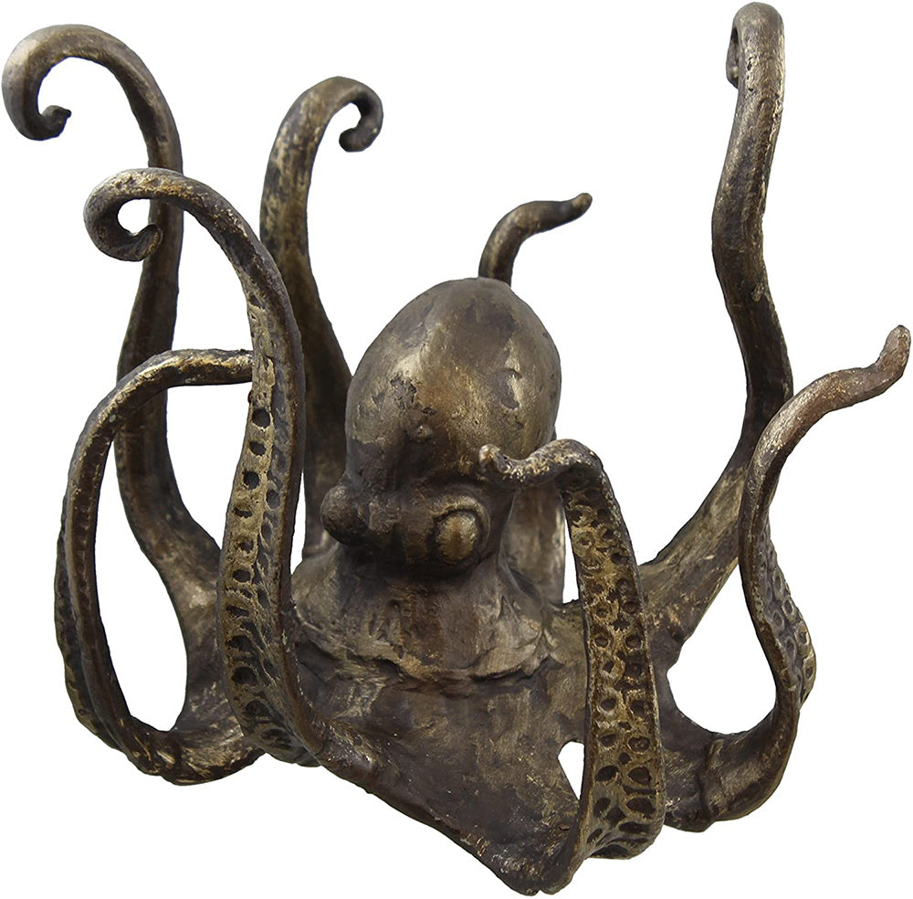 Serene Tide Octopus Statue
