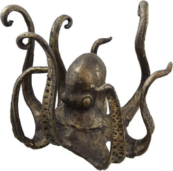 Serene Tide Octopus Statue width=100 