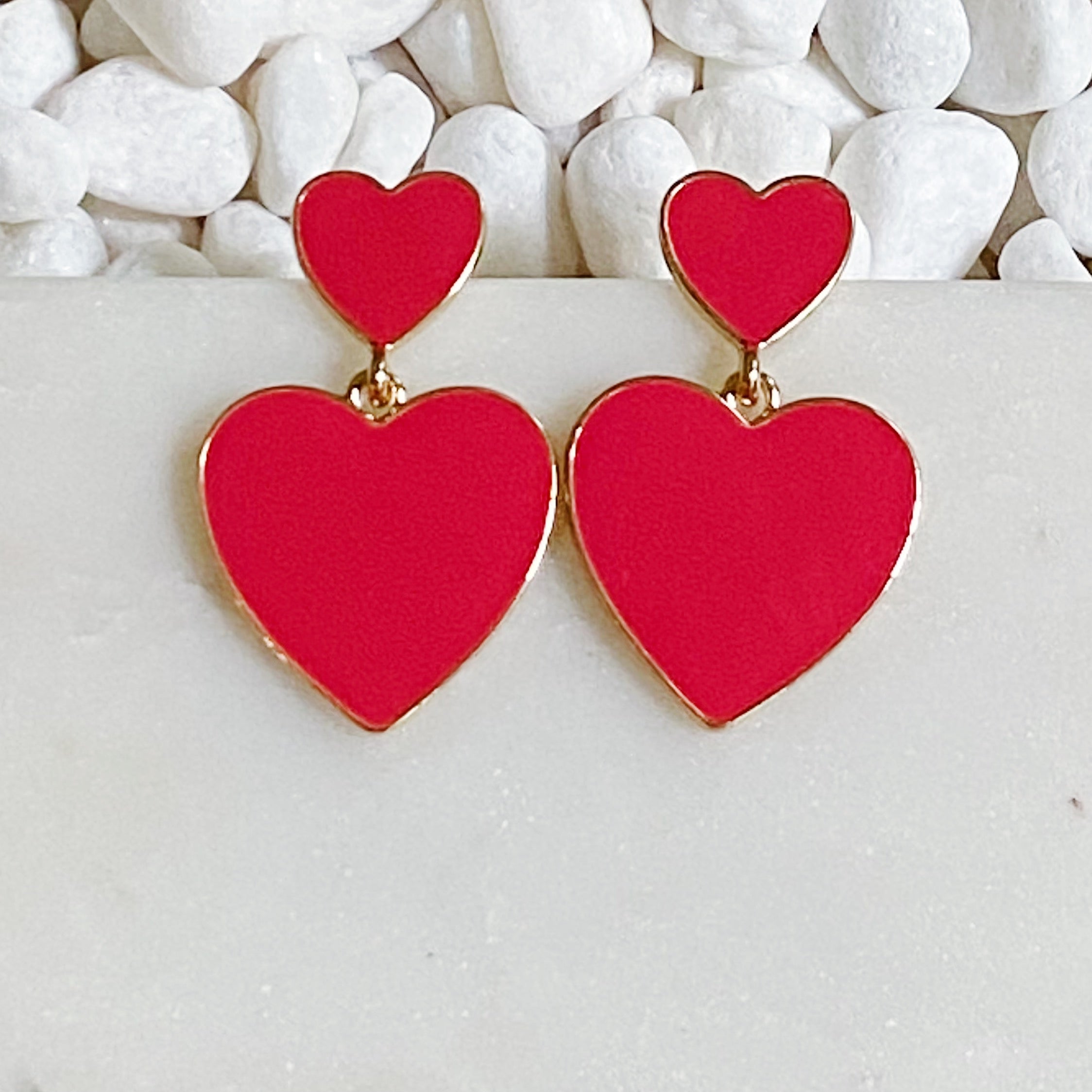 Heart For Game Day Earrings-6