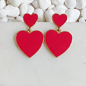 Heart For Game Day Earrings-6