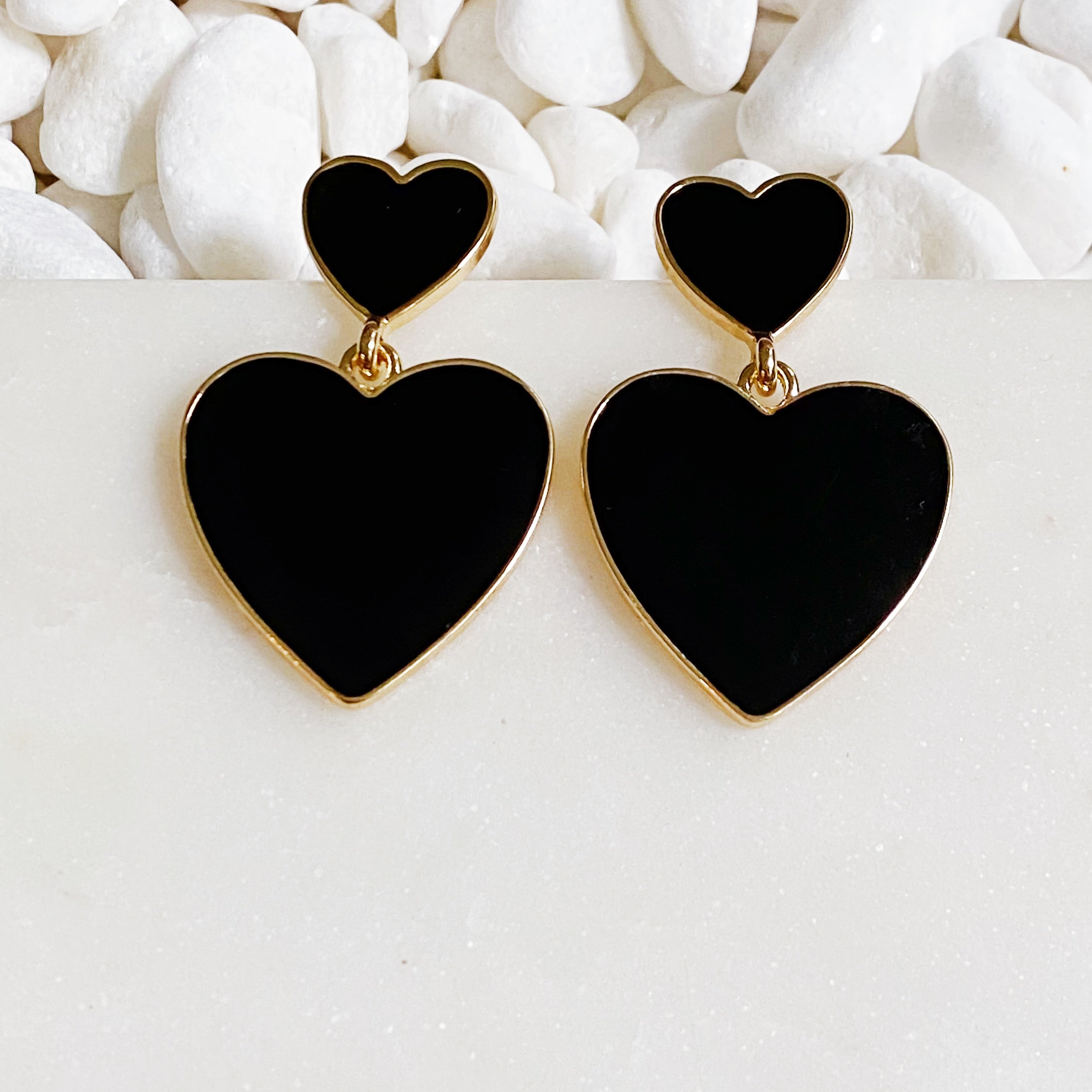 Heart For Game Day Earrings-5