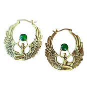 Golden Wings Earrings width=100 