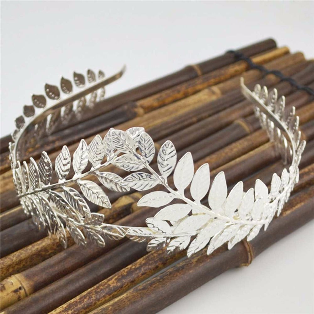 Gilded Leaf Crown Hairband