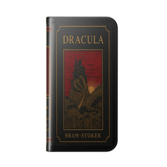 "Dracula" Red Castle Folio Phone Case