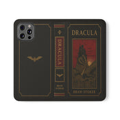 "Dracula" Red Castle Folio Phone Case width=100 