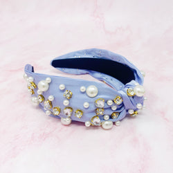 My Winslet Jeweled Satin Headband-8 width=100 