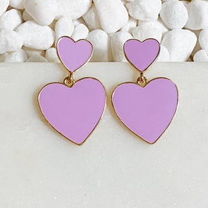 Heart For Game Day Earrings-11