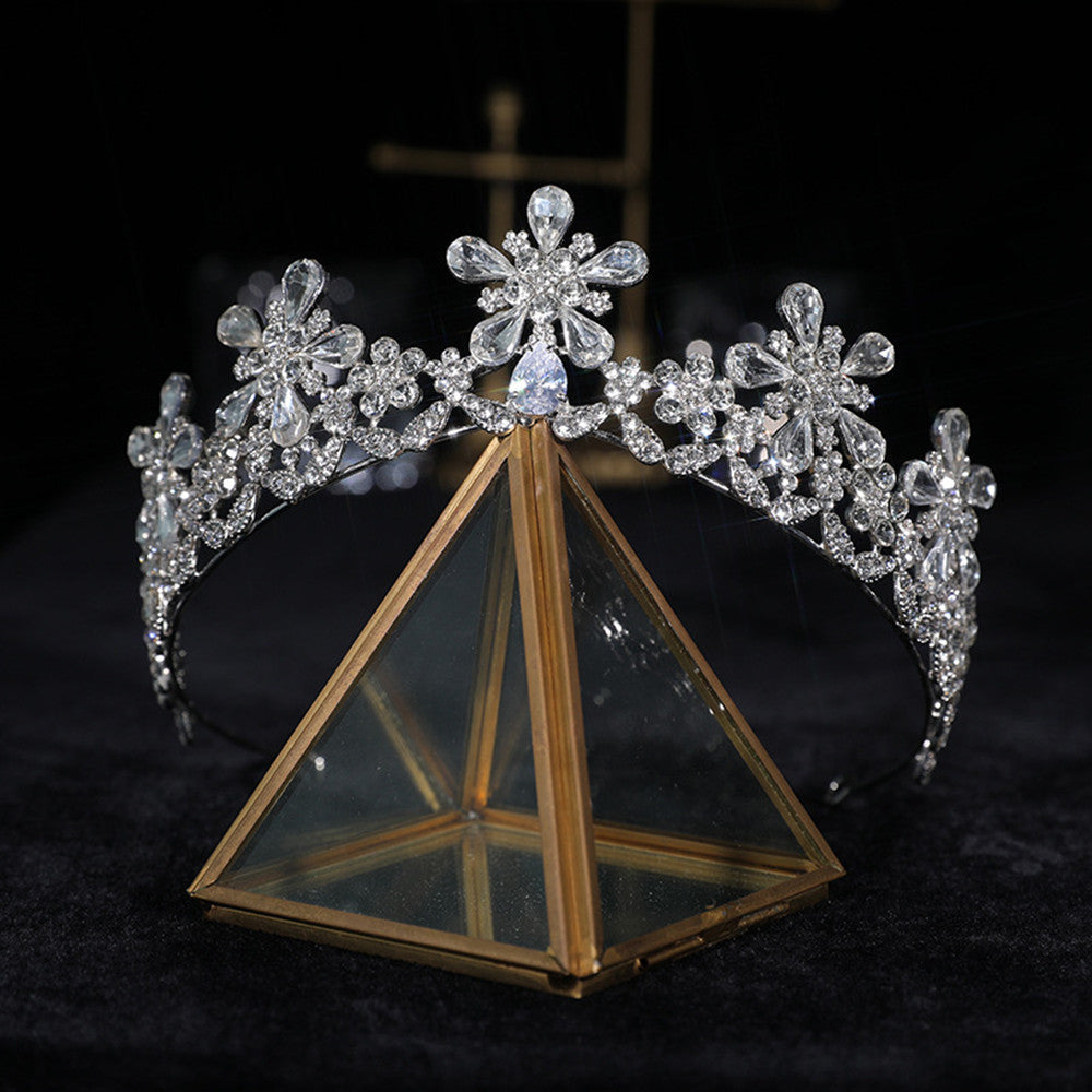 Crystal Blossom Crown Hair Accessory