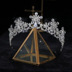Crystal Blossom Crown Hair Accessory width=100 