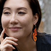 "Genevieve" Butterfly Wing Earrings width=100 