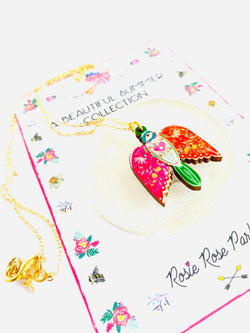 Pretty Bird in Flight Necklace by Rosie Rose Parker-3 width=100 
