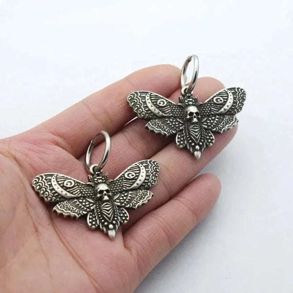 "Tamsyne" Moth Earrings