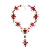 "Imperiya" Emerald-Tone Bib Necklace width=100 