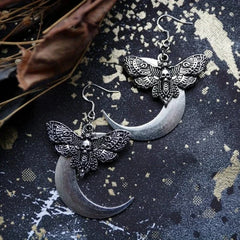 "Tamsyne" Moth Earrings