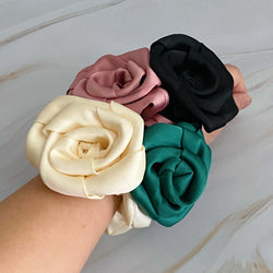 Art Of Work Satin Rose Scrunchie-1 width=100 