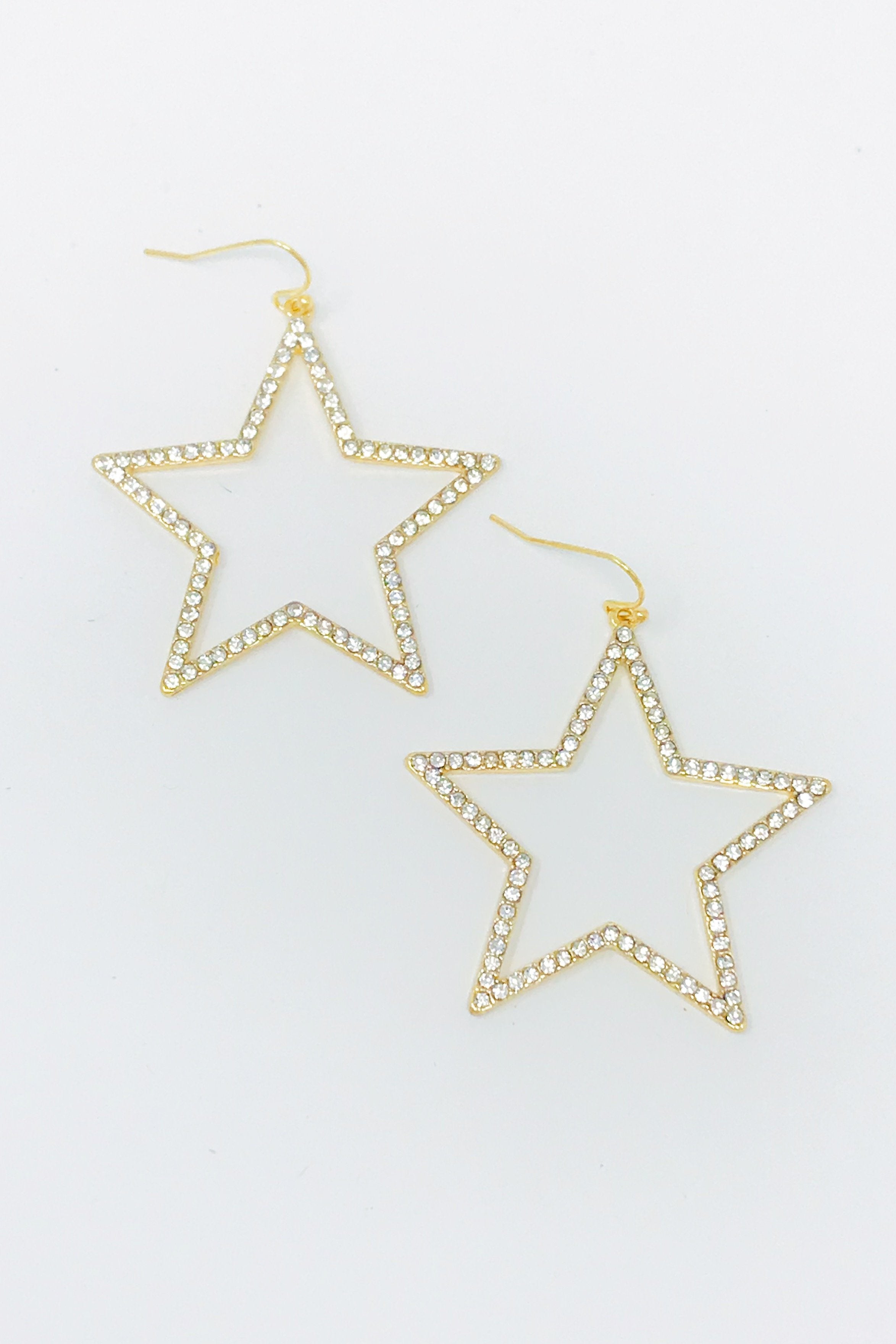 Seriously Stellar Earrings, Gold-0