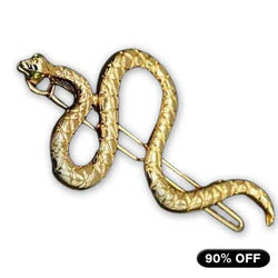 "Elise" Snake Barrette width=100 