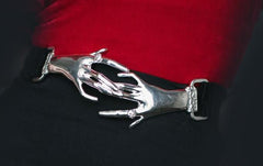 "Bella" Silvery Hands Belt