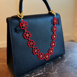 Beaded Flower Bag Charm-0
