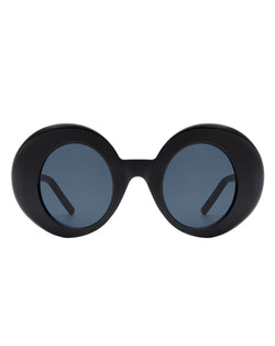 Yoke - Retro Chic Fashion Oversized Round Women's Sunglasses-1 width=100 