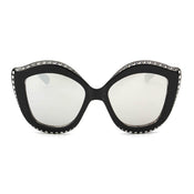 ANGOLA | Women Oversized Round Cat Eye Fashion Sunglasses-3 width=100 