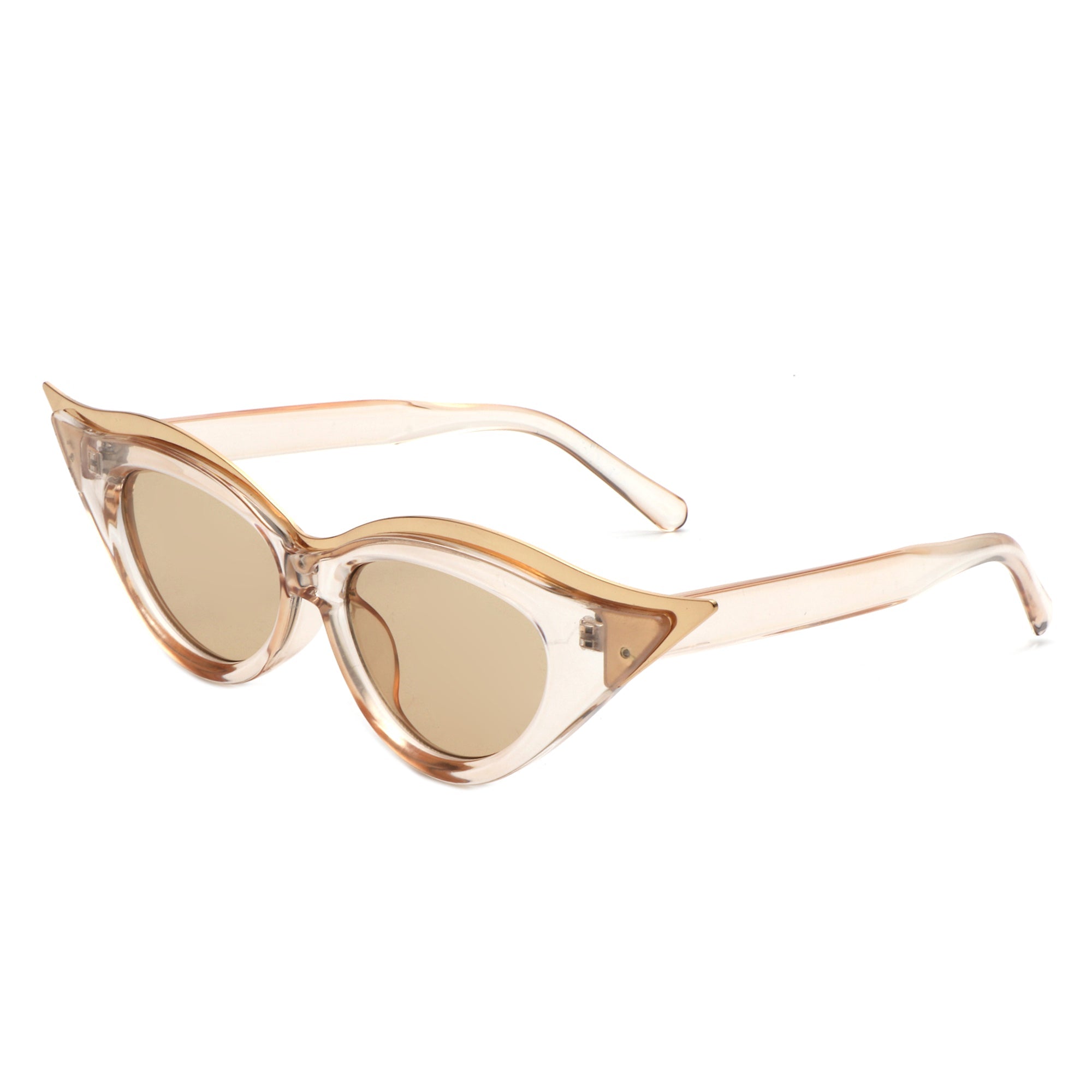 Vaelan - Round Extreme Cat Eye Women's Sunglasses-6