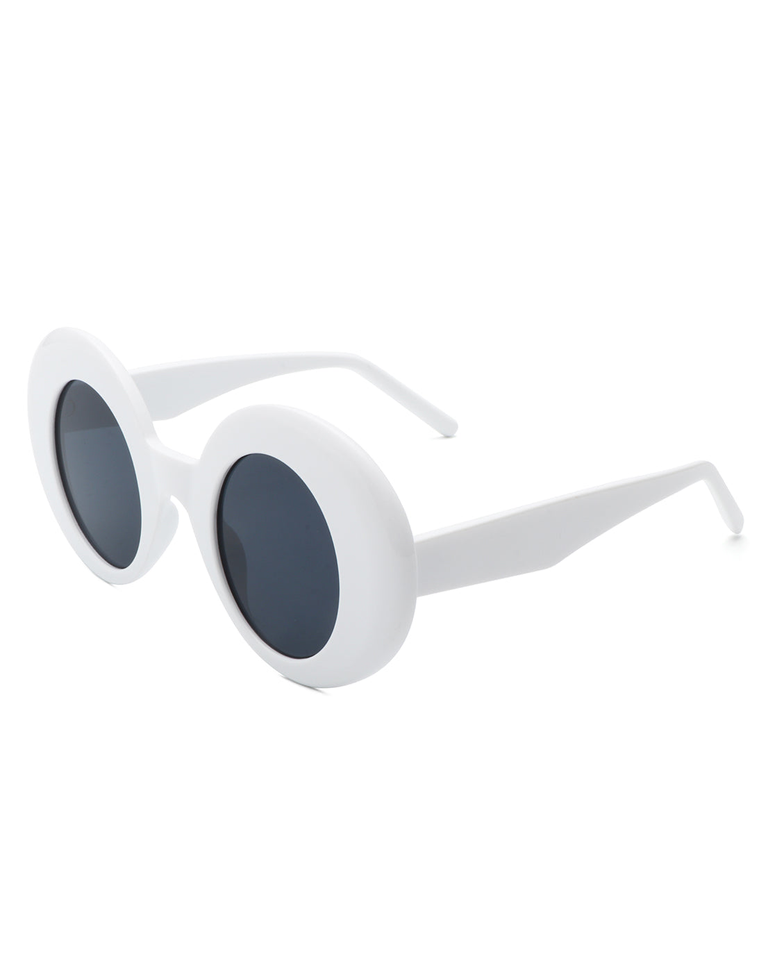 Yoke - Retro Chic Fashion Oversized Round Women's Sunglasses-8
