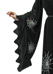 "Carlotta" Black Spiderweb Robe width=100 