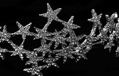 "Stardust" Silvery Crown