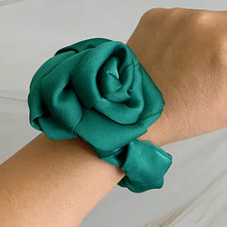 Art Of Work Satin Rose Scrunchie-4 width=100 