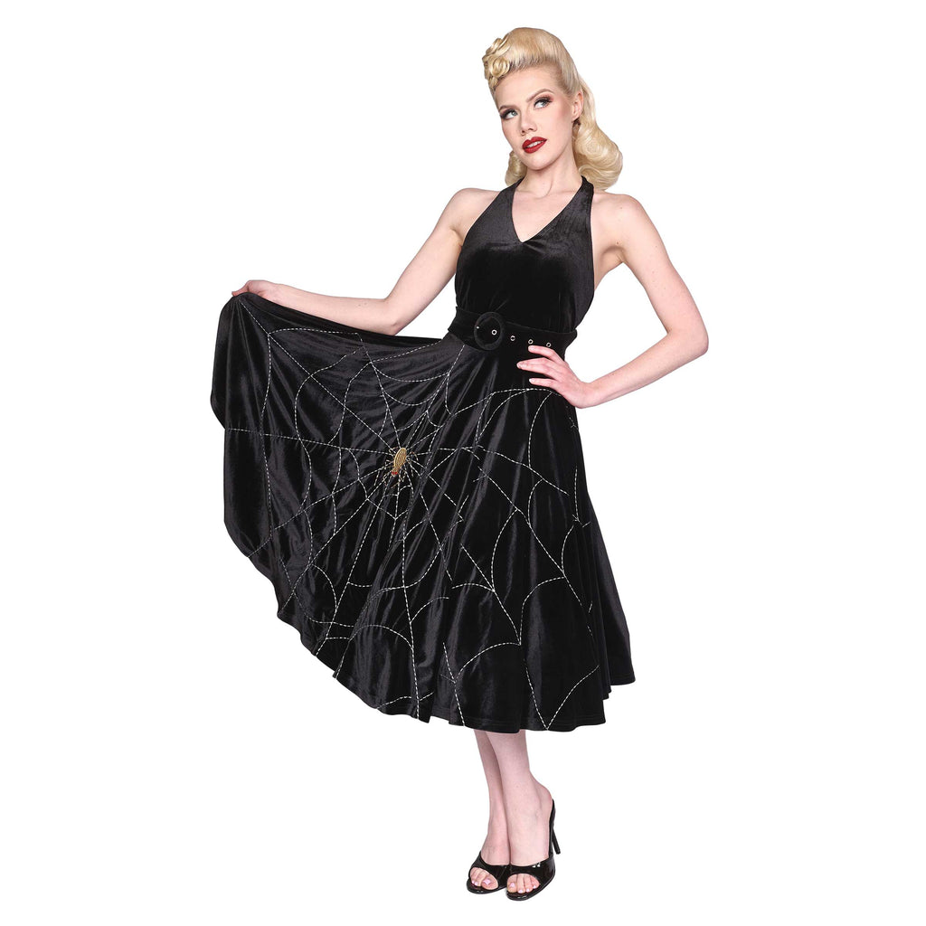 "Isolde" Spiderweb Dress