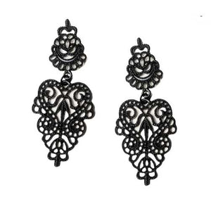 "Rebecca" Gothic Lace Earrings