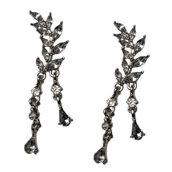 "Fauna" Silvery Vine Earrings