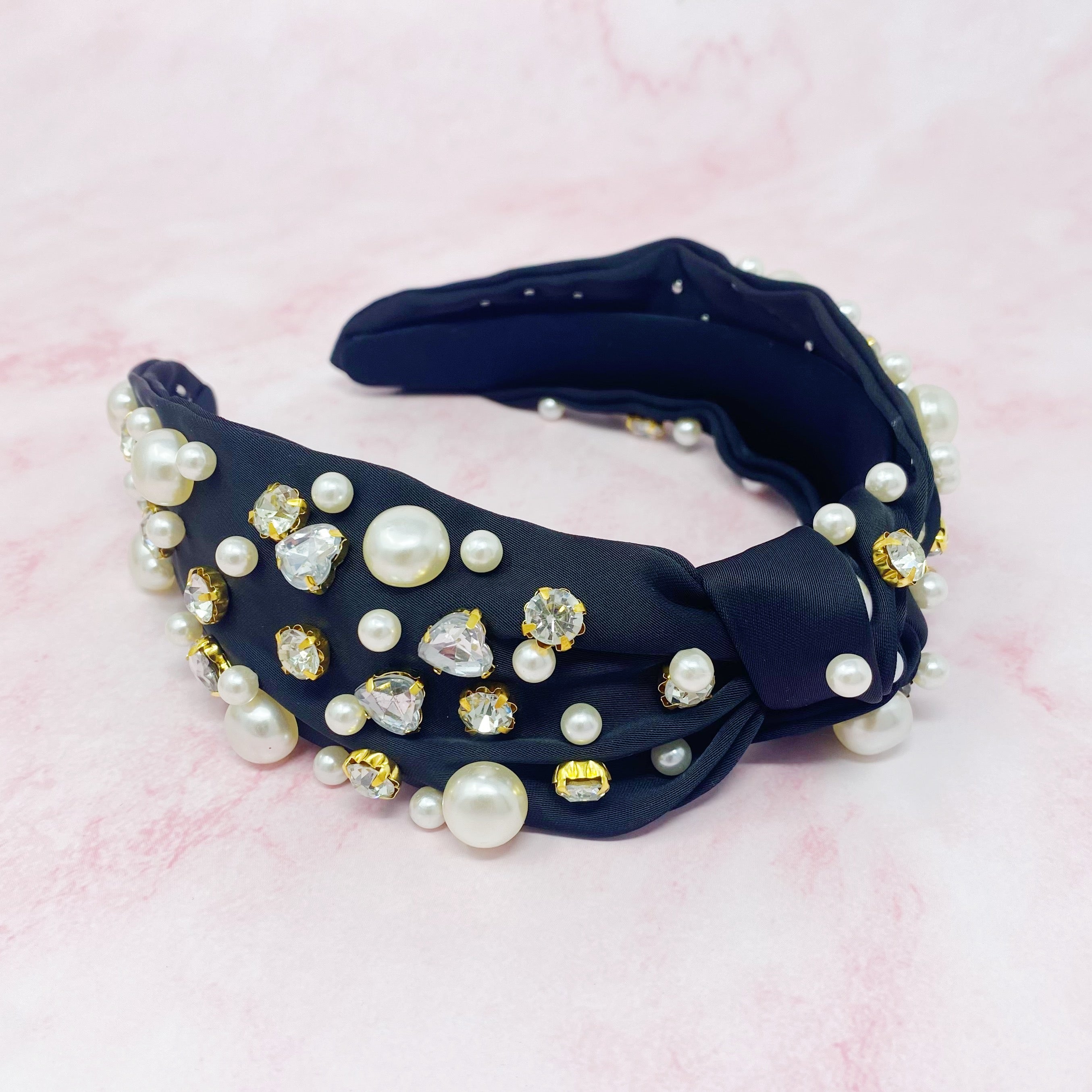My Winslet Jeweled Satin Headband-5