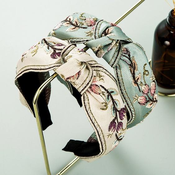 Vintage Embroided Headband-0