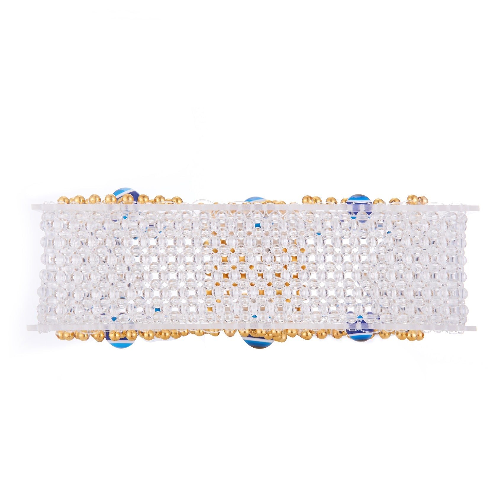 Evil Eye Beaded Bag Acrylic Clutch Bag-2