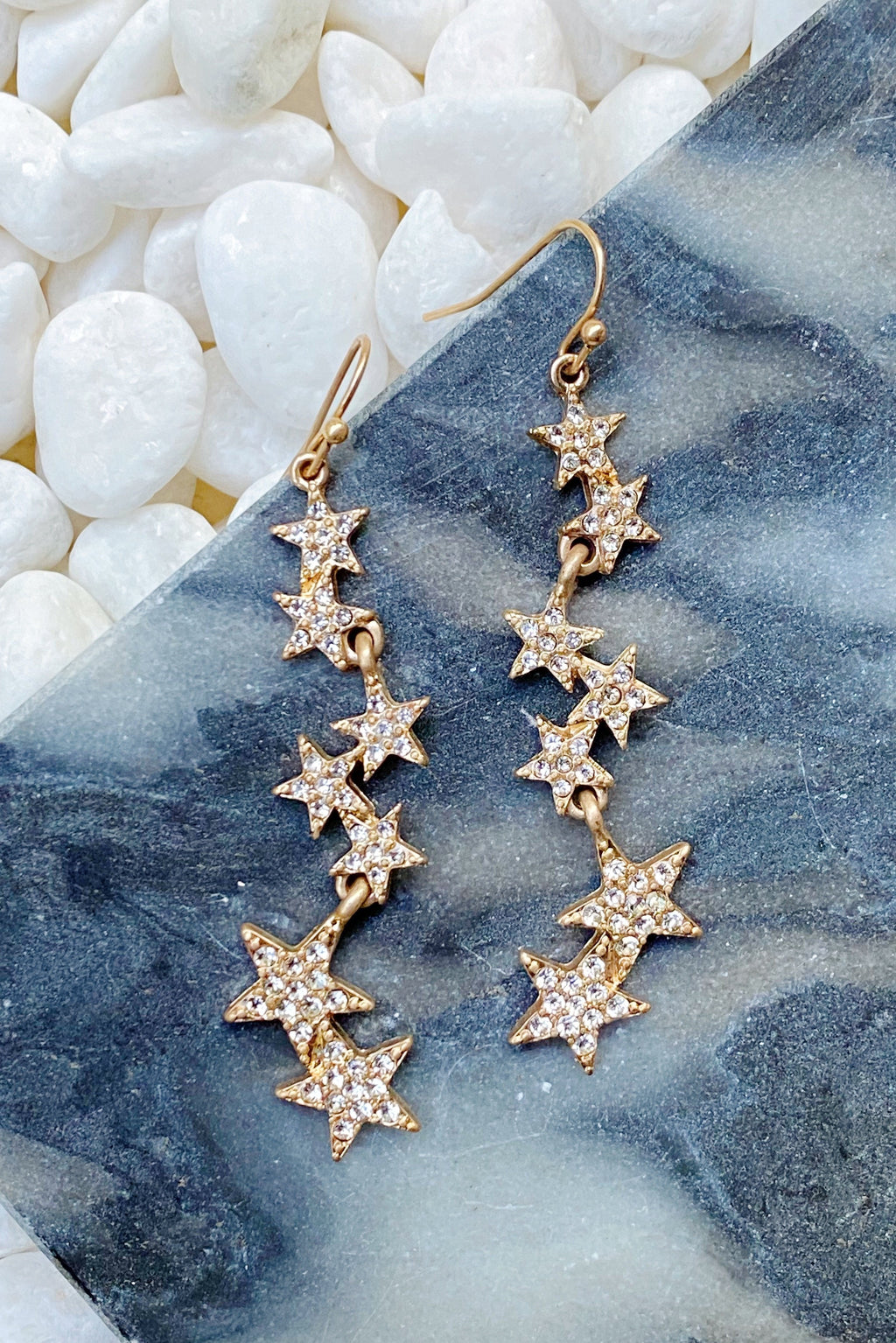 Line Dancing Star Earrings-0