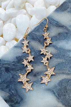 Line Dancing Star Earrings-0 width=100 