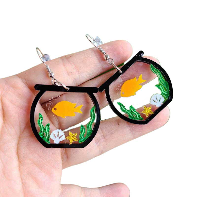 "Sally" Fishbowl Earrings